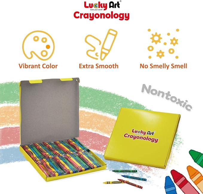 40 Sets of 4 Packs (160 count) Large Size Crayons - Mini Crayon Packs Non-Toxic for Kids Party Favors, School Supplies for Teachers & Travel Crayons