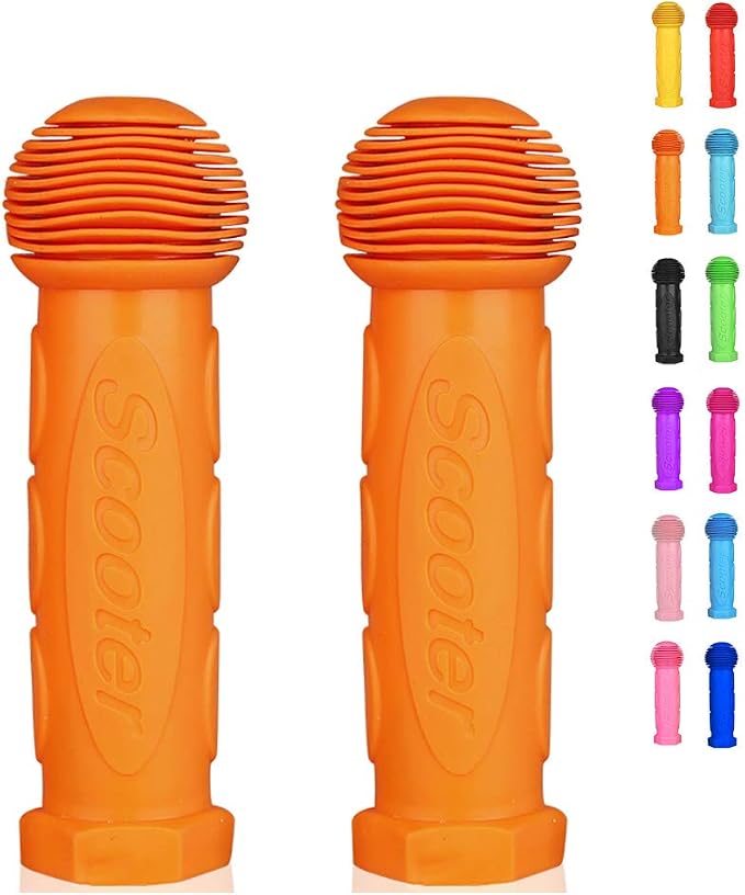 Scooter Grip Handlebar 1 Pair Bicycle Grip Fit for 2-3-4 Wheels Kid Kick Scooters,Children Bike,Rocking car,Drifting Scooter,Swing Scooter,Push Cart