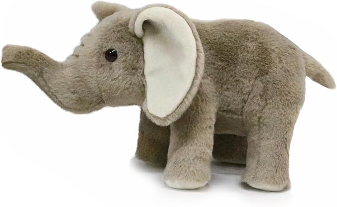 Ice King Bear Wild Animal Small Stuffed Animals Zoo Family Plush Toy (Elephant 9 Inches)