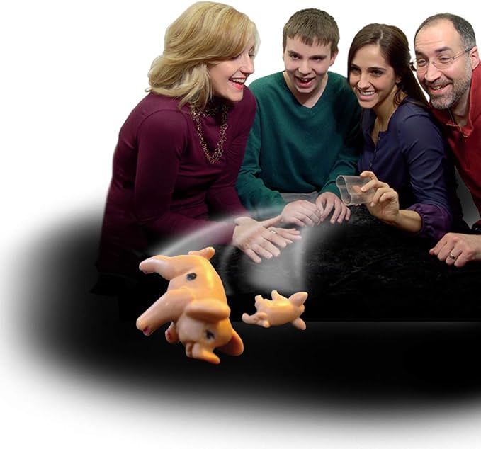 Pass the Pigs, Hilarious Pig Dice Game by Winning Moves Games USA | Famous Family Favorite for 50 Years, 2 or more Players, Ages 7+
