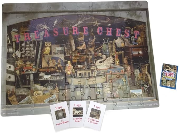 Briarpatch, I SPY Treasure Hunt 100 Piece Jigsaw Puzzle, Based On Search and Find Books, Preschool Learning for Kids