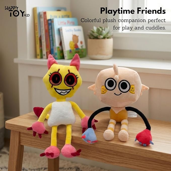 Plush Toys – Set of 7 Soft & Colorful Stuffed Plushies for Kids, Gifting, Cuddling, Travel & Play – Premium Quality Plush Toy Collection
