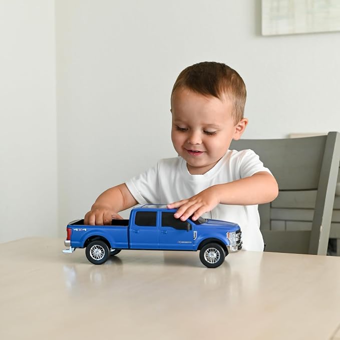 Big Country Toys Realistic Ford® Truck Toy & Trailer Hitch, 1:20 Scale Farm Toys for 3 Year Old Boys…