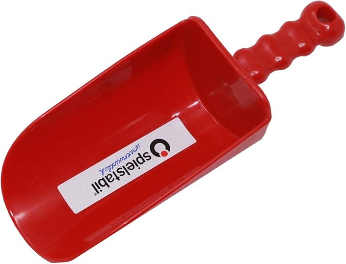 Spielstabil Beach Sand Scoop Bundle - 12 Pack of Large Sand Scoops, Outdoor Sandbox Toys for Playground Equipment and Toddler Beach Fun for Ages 2.5 & Up, Made in Germany