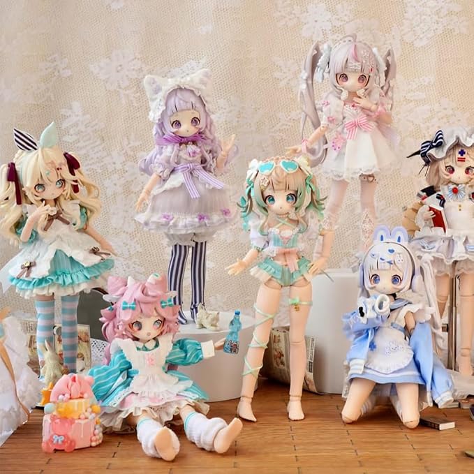 Sugary Girls Series 1/8 MJD Blind Box Mystery Box Dolls Action Anime Figure BJD Dolls Cute Figures Collectibles Birthday Gift (Single Box)