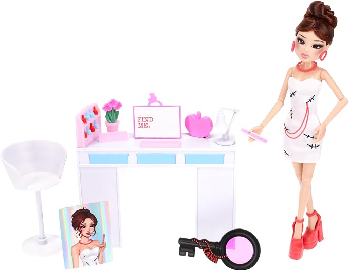 Dress To Impress — Lana Deluxe Fashion Doll Set — Series 1 Wave 1 — 11.5-Inch Tall Doll — Doll Playset, Accessories, Collector Card — Includes DLC Codes — Officially Licensed Set by PhatMojo
