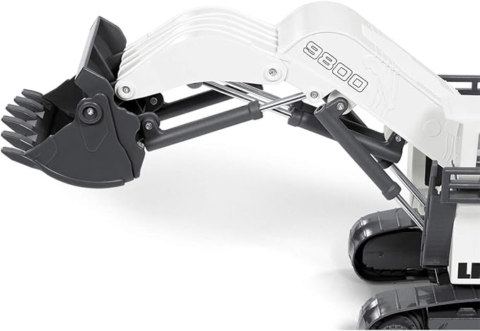 Siku 1798, Liebherr R9800 Mining Excavator, 1:87, Metal/Plastic, White, Functional Folding Shovel