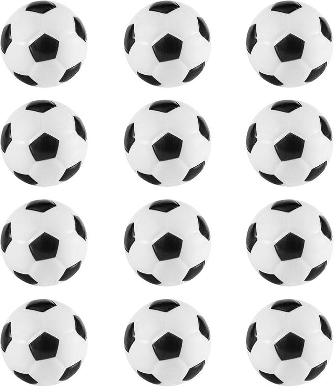Super Z Outlet Mini Foam Sports Balls for Kids Adults Mini Baseball Football Basketball Soccer Stress Bulk Toy Game Party Decoration Relaxable (Soccer) - Pack of 12