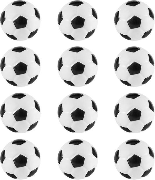 Super Z Outlet Mini Foam Sports Balls for Kids Adults Mini Baseball Football Basketball Soccer Stress Bulk Toy Game Party Decoration Relaxable (Soccer) - Pack of 12