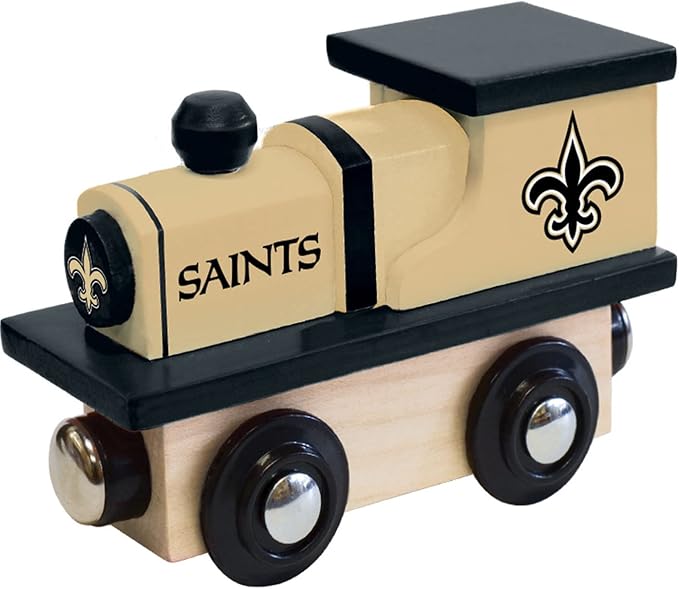 MasterPieces Wood Train Engine - NFL New Orleans Saints - Officially Licensed Toddler & Kids Toy