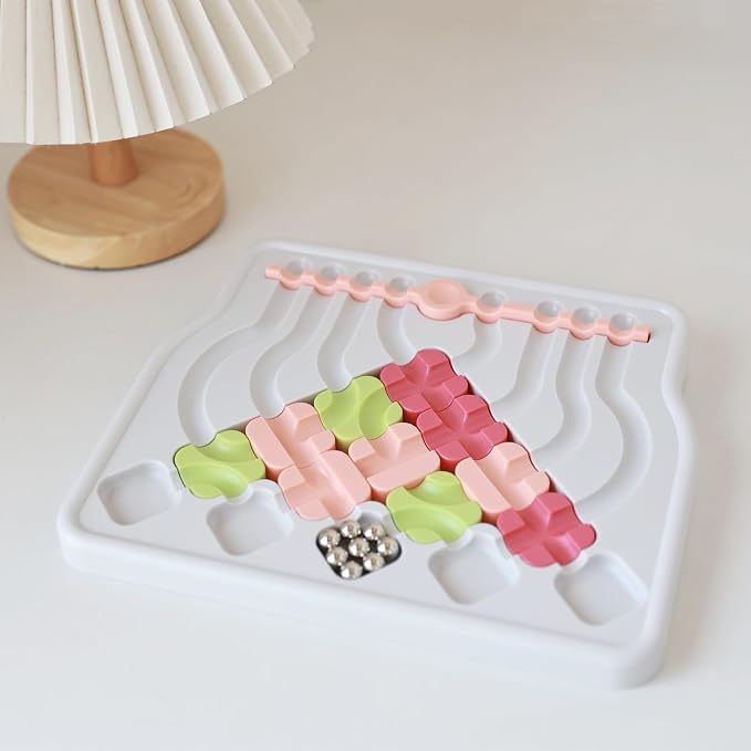 nunukids Marble Circuit Puzzle - Exciting Maze Game Toy for Kids, Fun Brain Teasers for Kids 6 Years and Above