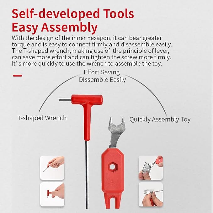 Ferthor Fun Metal Building Military Series Assembly Toys,Small Construction Set for Kids Ages 4-8, Military Toys for Boys Age 8-12,STEM Toy Gifts for Model Army Kit(166pcs No Motor)