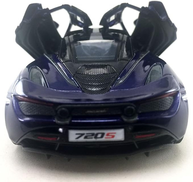 KiNSMART McLaren 720s 5 Inch 1:36 Scale Die Cast Metal Model Toy Super Sports Car (Purple)