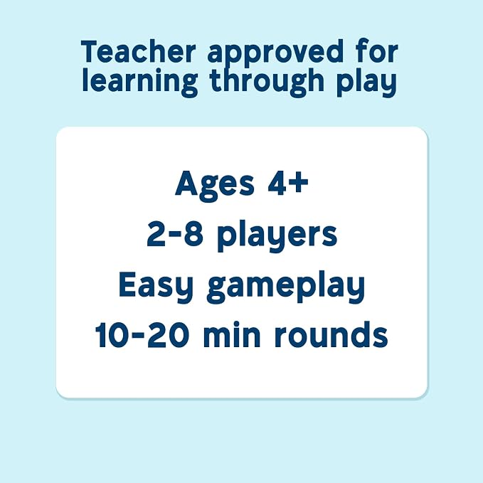 Junior Storyteller - Conversation Card Game for Kids 4-8, Family Game for Kids, Teens and Adults, Educational Toy, Learning Activity & Speech Therapy Resource