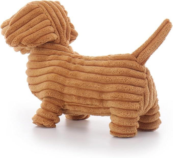 Apricot Lamb Clare Dachshund Stuffed Animals for Kids, Soft Cute Plush Toys for Baby Girl and Boy, 10.5 Inches