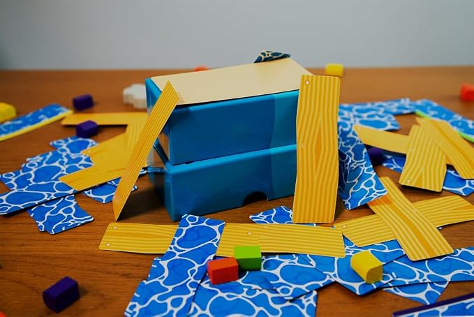 Oink Games Rafter Five Board Game | Dexterity Balance Card Game | 1–6 Players | Ages 7+ | Portable Travel Game