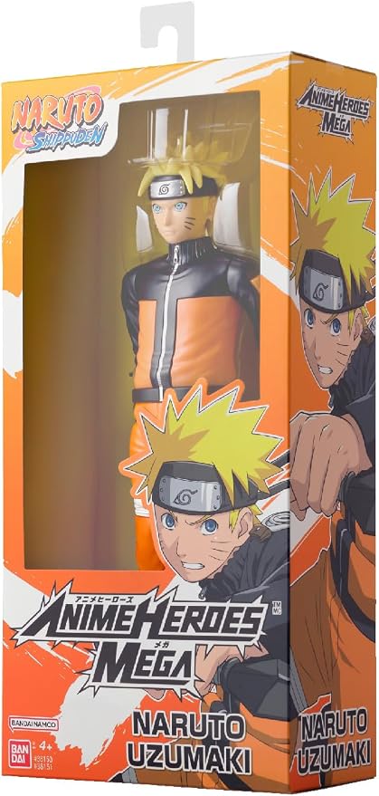 ANIME HEROES MEGA - Naruto - Naruto Uzumaki 12" Action Figure