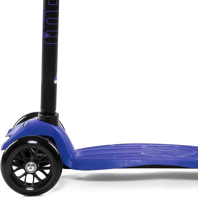 Micro Kickboard | Maxi Original Kids Scooter for Ages 5-12 | Children up to 110 lbs | 3 Wheel Lean-to-Steer Design | Adjustable T Bar | Smooth Ride PU Wheels | Swiss Design