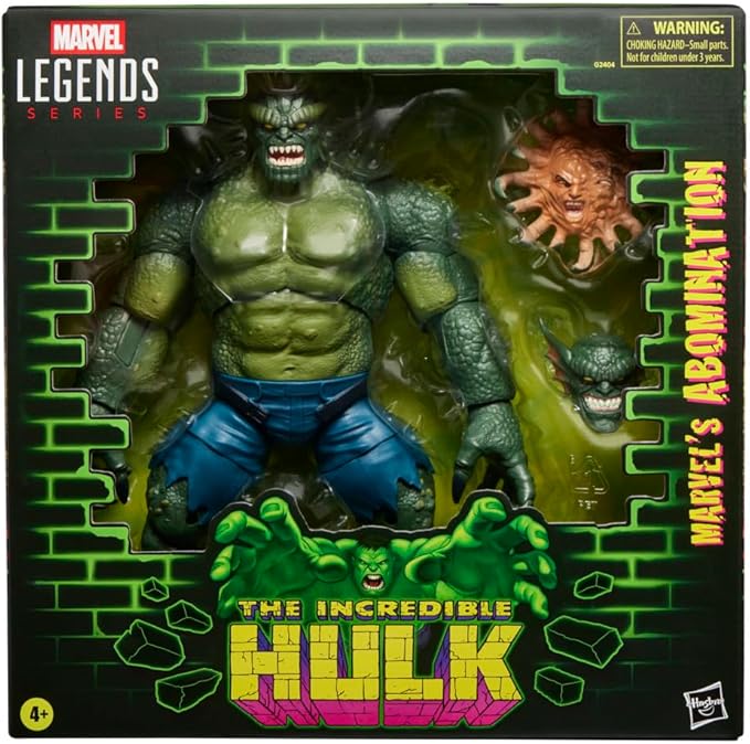Marvel Legends Series Abomination, Hulk Comics Collectible 6-Inch Scale Action Figure