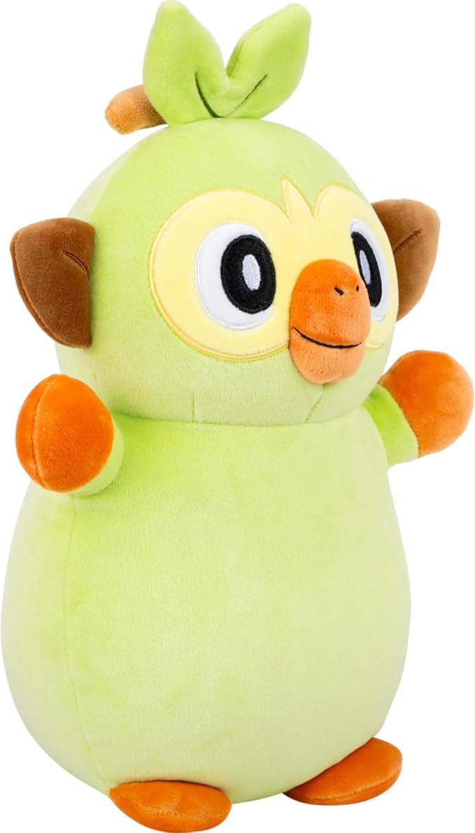 Squishmallows Original Pokémon 10in Grookey HugMees – Ultrasoft Official Jazwares Plush (Medium-Sized)