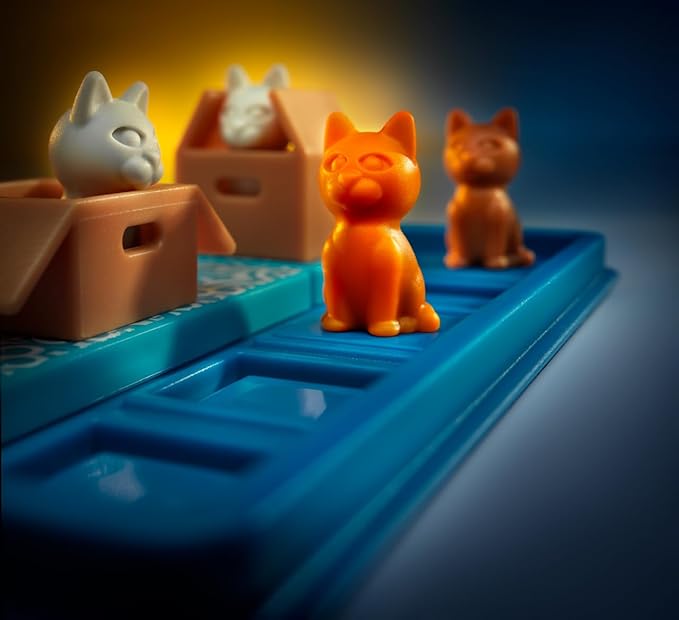 SmartGames Cats & Boxes Logic Puzzle Game with 60 Challenges for Ages 7+ (Pack of 2)