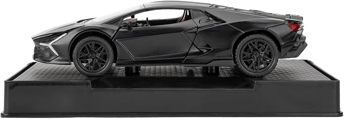 BDTCTK 1/32 Comapatible for Lamborghini ‌Aventador LP700-4 Model Car, Zinc Alloy Diecast Pull Back Toy Cars with Sounds and Lights Vehicles for Kids Boy Girl Gift (Black)