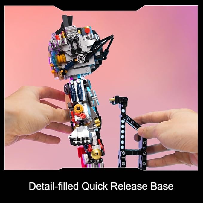 PANTASY Astro Boy Building Set Mechanical Clear Ver – Official Licensed Classic Anime Figure Brick Model, Collectible Robot Display Toy for Adults and Fans, Creative Construction Kit