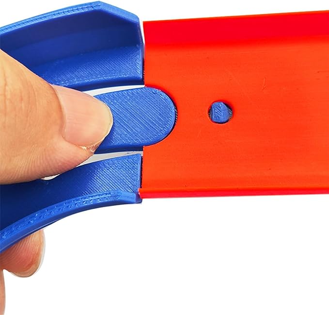 Racetrack Connectors Compatible with Hot Wheels,90 Degree Banked Turn,4 Packs(Blue)