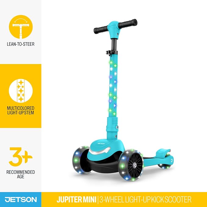 Jetson Scooters - Jupiter Mini Kick Scooter, Foldable, Lightweight, Portable