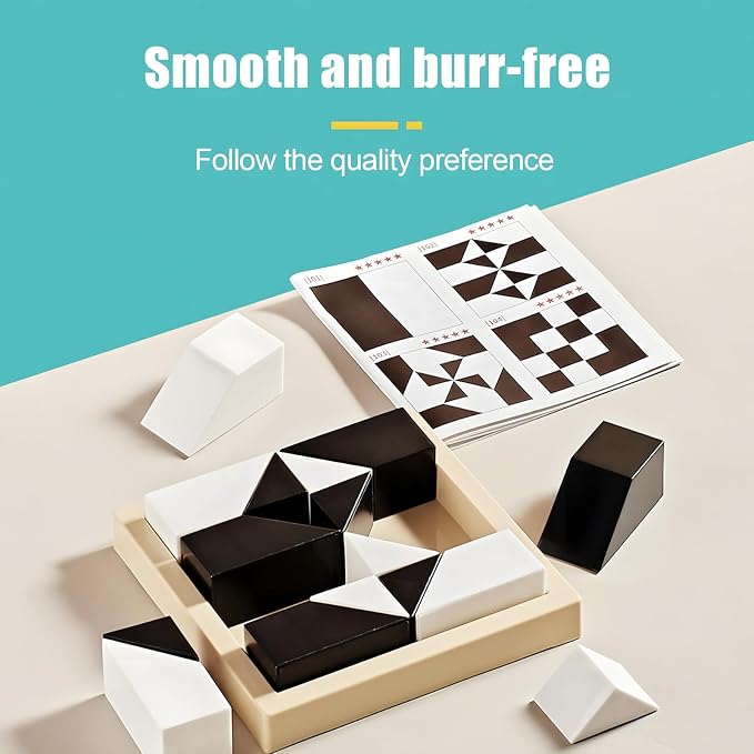 3D Hidden Blocks Puzzle with 16 ABS Pieces