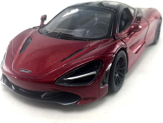 KiNSMART McLaren 720s 5 Inch 1:36 Scale Die Cast Metal Model Toy Super Sports Car (Red)
