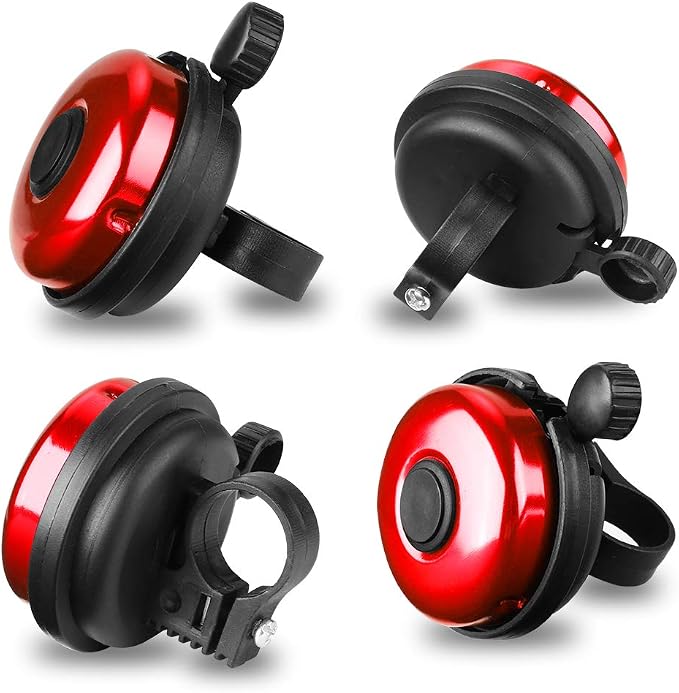 Accmor Classic Bike Bell, Aluminum Bicycle Bell, Loud Crisp Clear Sound Bicycle Bike Bell for Adults Kids