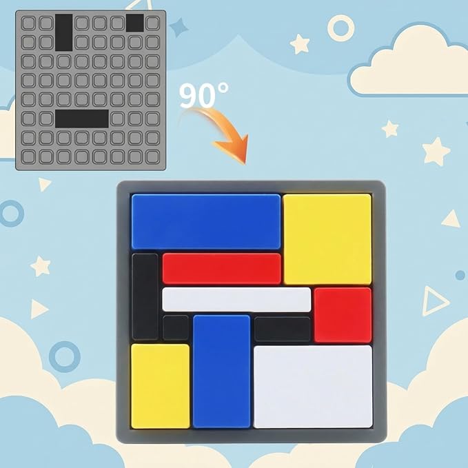 Logic Jigsaw Puzzle, 88 Challenges Brain Teaser Game, Advanced Logic Puzzle Blocks for Cognitive Training, Professional Puzzle Solving Tool with Logical Thinking Exercises