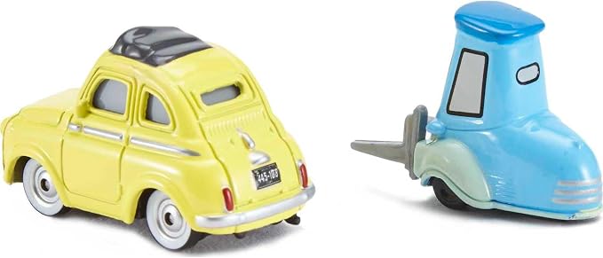 Mattel Disney and Pixar Cars 1:55 Scale Die-Cast Vehicles, Collectible Toy Cars, Luigi & Guido