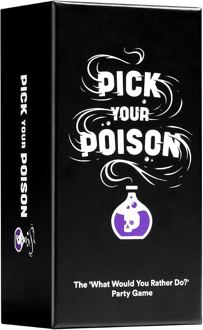Pick Your Poison Family Edition – Funny “Would You Rather” Party Game for Kids, Teens & Adults | Hilarious Family Card Game for Game Night, Sleepovers & Parties | Great Gift for Families and Friends