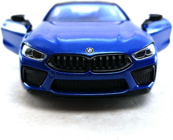 KiNSMART BMW M8 Competition 1:36 Scale 5" Die Cast Metal Model Toy Super Car w/Pullback Action (Blue)