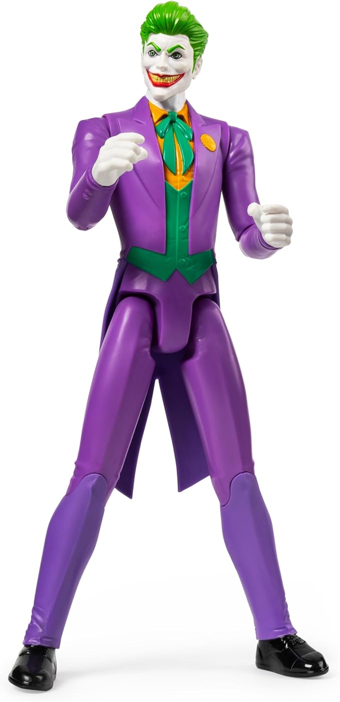 DC Comics, 12-inch The Joker Action Figure, Kids Toys for Boys and Girls Ages 3 and Up