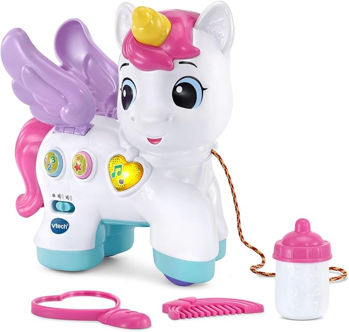 VTech Care and Go Unicorn Toddler Pull-Along Toy