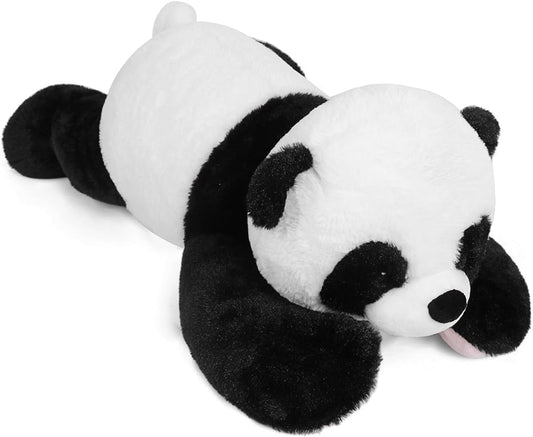 Weighted Stuffed Animals 4.2lb, 24in Weighted Panda Plush for Kids Adults Boys Girl, Cute Plushies Soft Pillow Toy for Christmas, Valentine's, Birthday Gifts (Black)