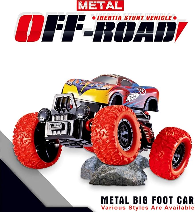 Pull Back Cars for Kids, Monster Trucks Toys for 3 Year Old Boys, Alloy Toy Car Toy Trucks for Boys Girls Toddler Inertia Cars Birthday Gifts