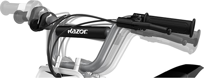 Razor MX400 Dirt Rocket Electric Bike for Kids Ages 8+, 140 lb Max Weight, Black – 24V Battery, Up to 14 Mph, 30-Min Ride Time on High Speed, Twist-Grip Throttle, Spoked Wheels w/ 12” Pneumatic Tires