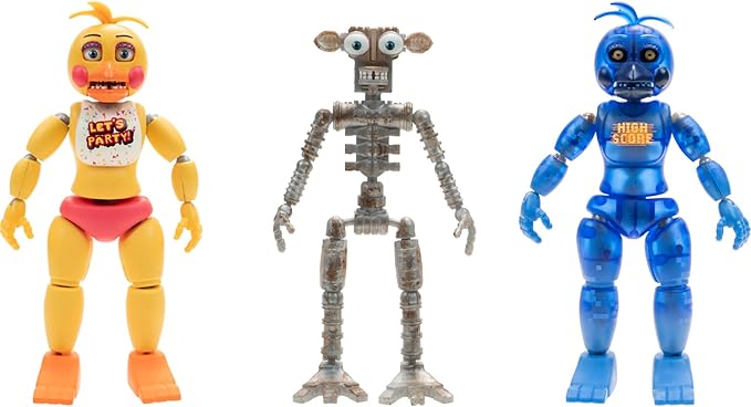 Five Nights at Freddy’s Endo-Series Collector Figure - 6-Inch Endo-1 with Swapable Toy Chica and Highscore Toy Chica Parts