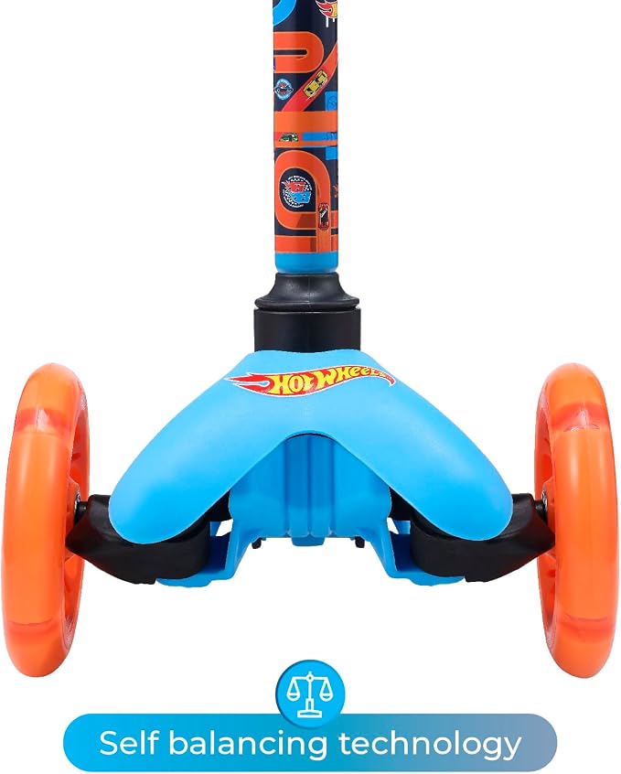 Kick Scooter for Kids, 3 Wheel Self Balancing, Light Up LED Wheels