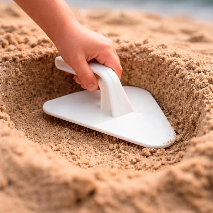 Miniland Beach Essentials, Sand Toys, Outdoor Toys for Toddlers 1-3, Beach Toys for Toddlers 1-3, Outdoor Play for Beach Vacations and Pool Fun | ECO Construction Sand Set