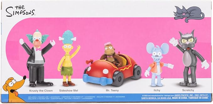 The Simpsons 2.5 Inch Figure Multipack Krusty The Clown Show Set
