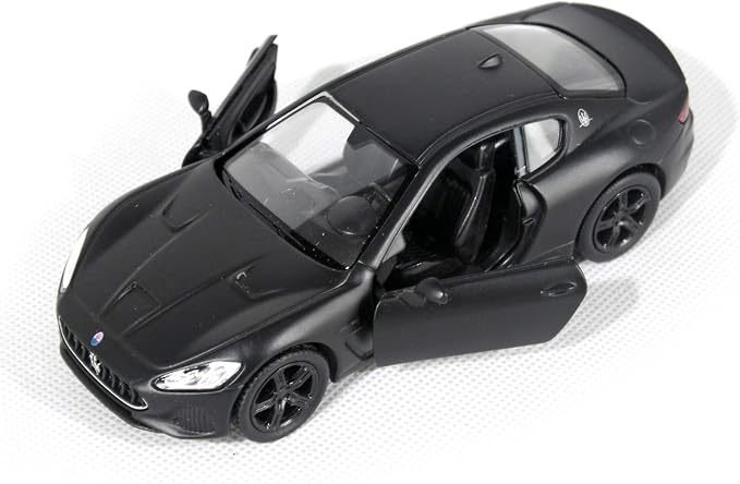 Tianmei 1:32 Scale Supercar Styling Alloy Die-Cast Car Model Collection Decoration Ornaments, Kids Play Vehicle Toys with Pull Back Action and Open Doors (MSLD - Black)
