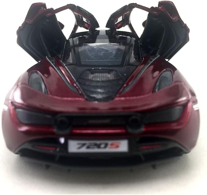 KiNSMART McLaren 720s 5 Inch 1:36 Scale Die Cast Metal Model Toy Super Sports Car (Red)