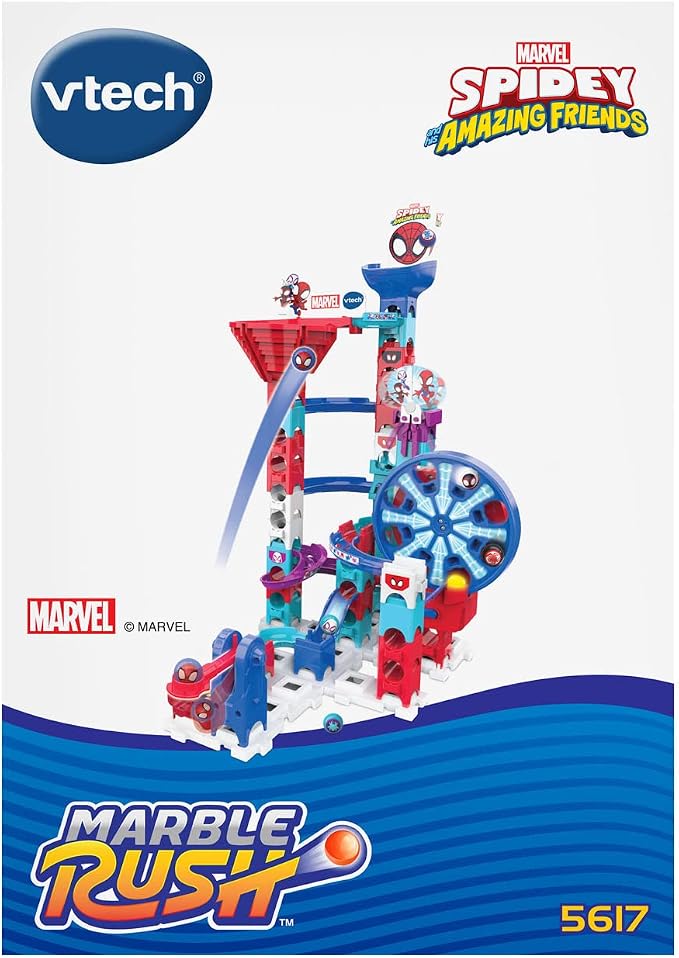 VTech Spidey and His Amazing Friends Marble Rush Go-Spidey-Go! Set