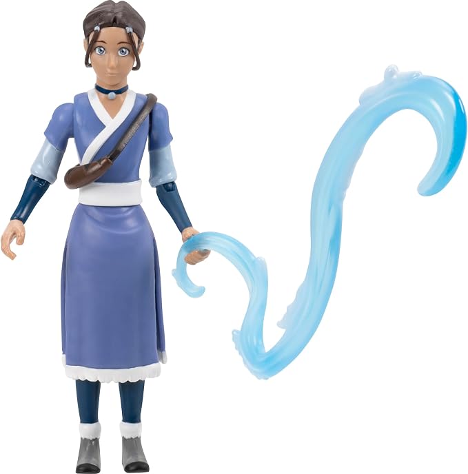 Jazwares Avatar: The Last Airbender Katara (Book One) - 4.5-Inch Scale Figure with Water Whip and Battle Action