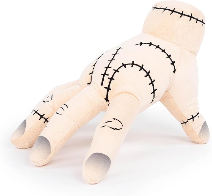 Jay Franco Wednesday & The Addams Family Thing Hand Plush Pillow Buddy - Super Soft Stuffed Character Pillow - Polyester Microfiber, 14 Inches